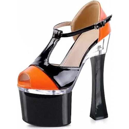 2018 platform open toe shoe bow high-heeled shoes thick heel sandals womens shoes