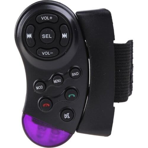 Hot 1pcs New Universal Car Steering Wheel Remote Control Learning For Car CD DVD VCD