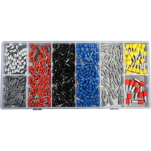 Waterproof Easy to Use Color-Coded Crimp Wire Terminal Ferrules Kit for Mechanical Equipment