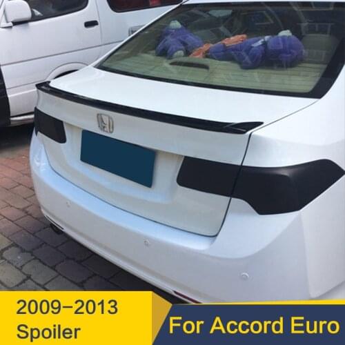 Rear Trunk Lid Car Spoiler Wing For Honda Accord Euro 2009-2013 ABS Material Car Rear Wing Decoration Dedicated Accessories