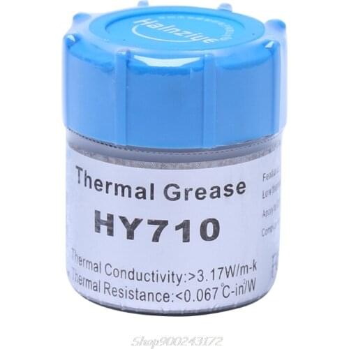 10g HY710-CN10 Thermal Grease CPU Chipset Cooling Compound Silicone Paste 3.17W Jy30 20 Dropship