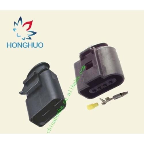 2sets 4 Pin male female1.5mm 1J0973804 1J0973704 Auto Temp sensor plug waterproof Electrical Wire connector for car truck