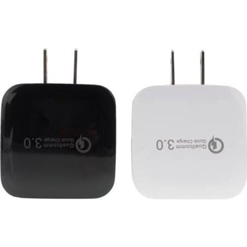 200pcs Quick Charge 3.0 US Travel Wall Charger power adapter QC 3.0 fast charging plug for iphone 11 for samsung s10