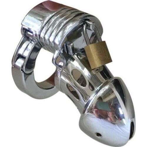 5 size ring adjustable metal chastity device BDSM bondage Cock Cage Penis Lock sex toys for male