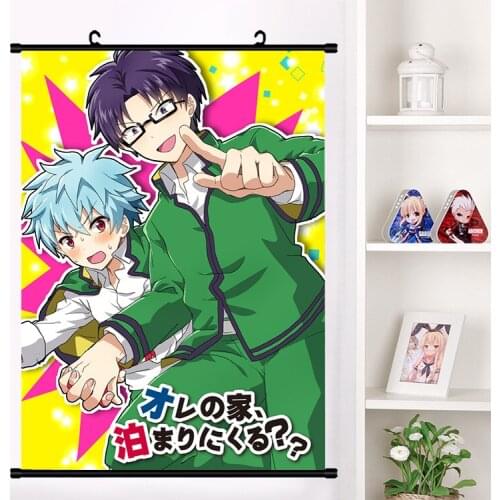 Anime The Disastrous Life of Saiki K. Nendou Riki Wall Scroll Mural Wall Hanging Poster Otaku Art Home Decor Gifts dropshipping