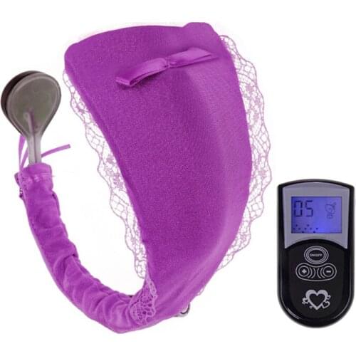 Wireless Remote Control Vibrating Panties Vibrator C String Invisible Erotic Woman Underwear 10 Speed Sex Products