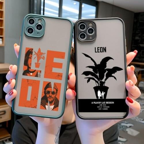 Killer Leon Professional Uncle Girl Couple Phone Case For iPhone 11 12 Pro MAX XS MAX X XR SE2 8 7 6 Plus Hard Transparent Cover