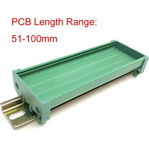 UM50 PCB length: 51-100mm profile panel mounting base PCB housing PCB DIN Rail mounting adapter PCB carrier