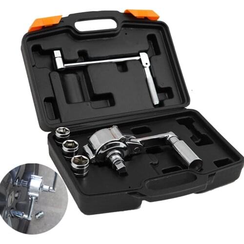 1/2" Torsional Torque Wrench 3200N.M Multiplier Lug Nut Remover Type Auto Tire Disassembly Repair Tool Kits 17mm 19mm 21mm