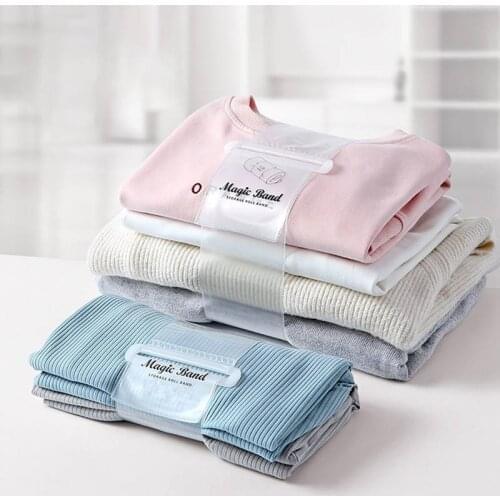 Clothing Finishing Strapping Clothing Sorting Storage Baler Self-adhesive Roll Baler Household Clothing Storage Belt 0