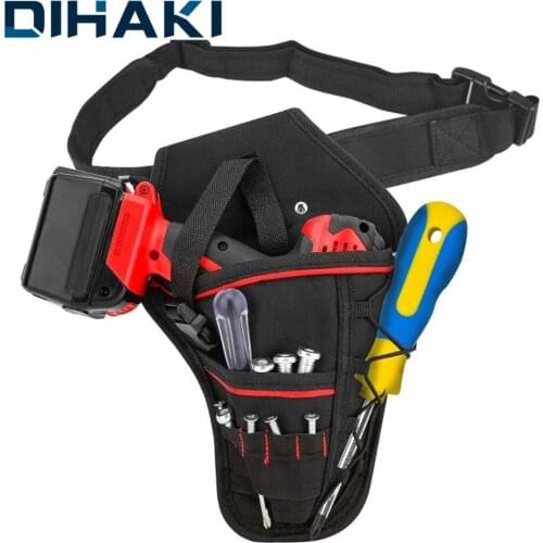 Multi-function Waist Pack Repair Tool Storage Bag Oxford Cloth Tool Kits Waist Packs Waist Pouch Belt Storage Holder Organizer