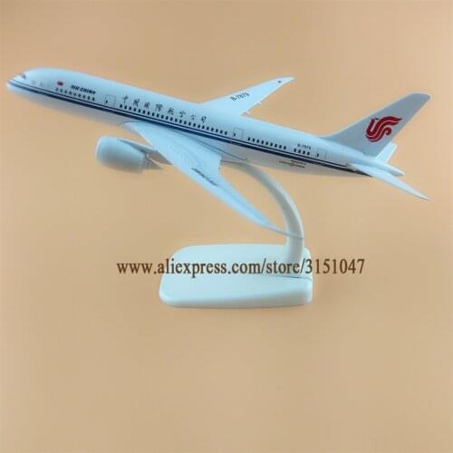 20cm Alloy Metal Air China B787 Airlines Airplane Model China Boeing 787 Airways Plane Model Aircraft Kids Gifts