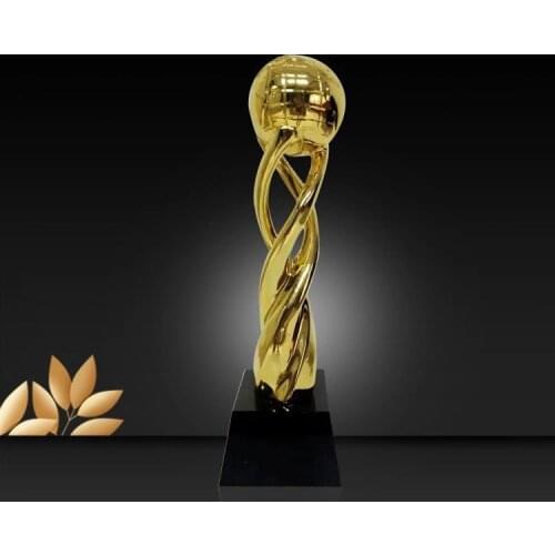 2019 the latest all new style top quality golf trophy Golf Cup Luxury Resin Golf Customized Crystal Cup free shipping