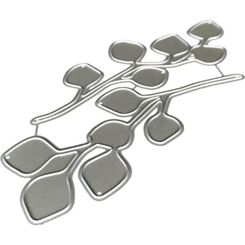 2021 New Leaf Metal Cutting Dies Stencil Scrapbooking DIY Album Stamp Paper Card Emboss