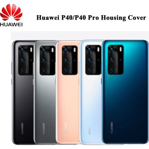 New For Huawei P40 Pro Back Glass Battery Cover Official Rear Door Housing Replacement Repair Parts For Huawei P40 Pro P 40