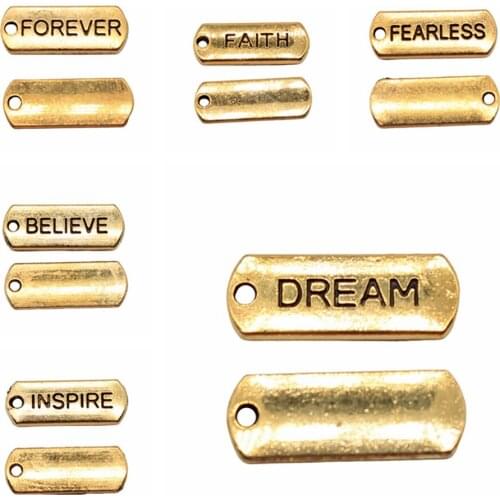 Tristana Believe Tag Charms designer charms for jewelry making diy jewelry kit accessories
