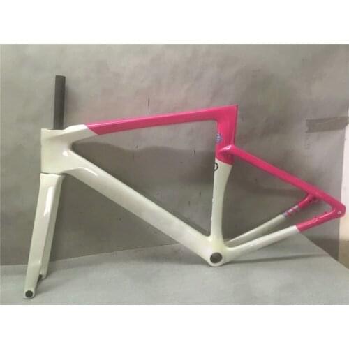 Carbon fiber road frame 1:1 mold OEM customized 44/49/52/54/56/58cm aviation frame racing bike Di2
