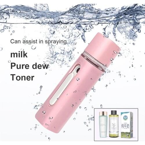 28/30ML Portable USB Rechargeable Nano Air Humidifier Cooling Mini Facial Steamer For Home Office Fogger Mist Maker