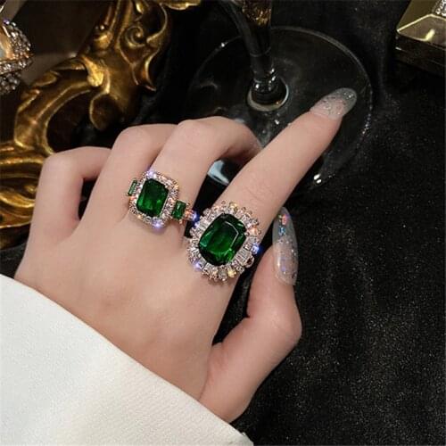 Кольца с кристаллами XIAO YOUNG China At AliExpress