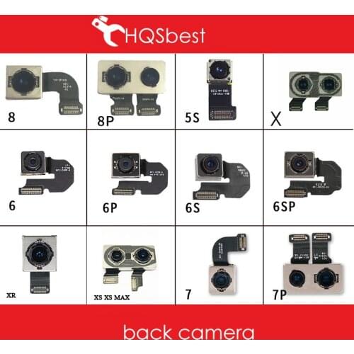 Replacement Back Rear Main Camera Camera Module Replacement For Iphone 5s 6,6P,6s 6sp,7 8 X XR XS MAX