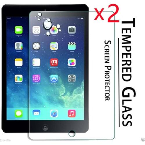 2Pcs Tablet Tempered Glass for IPad Pro 9.7 Inch A1673 A1674 A1675 Screen Protector 9H 0.3mm Ultra-clear Protection Film