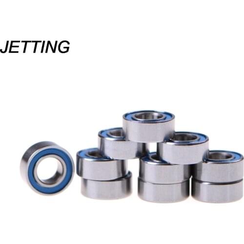 10Pcs/ Lot 5x10x4 Mm Mr105-2rs Miniature Ball Bearings Rubber Sealed Ball Bearing