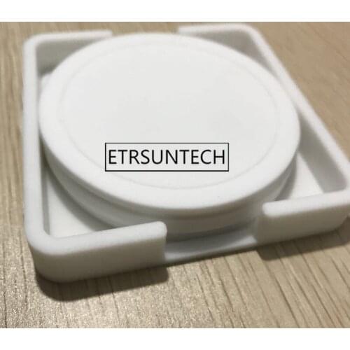 30sets Silicone Coasters Set Heat Resistant Tea Cup Mat White Black Drinking Mug Coasters Durable Easy to Clean