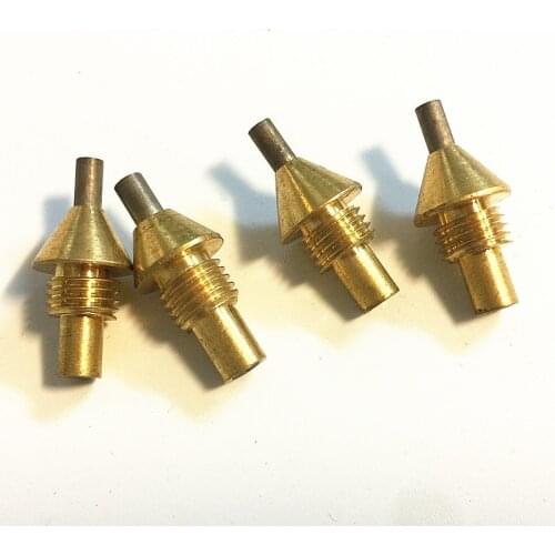 4pcs Dental Lab Sandblasting Machine Blaster Pen Tip Nozzle Brass Dental Lab Instruments
