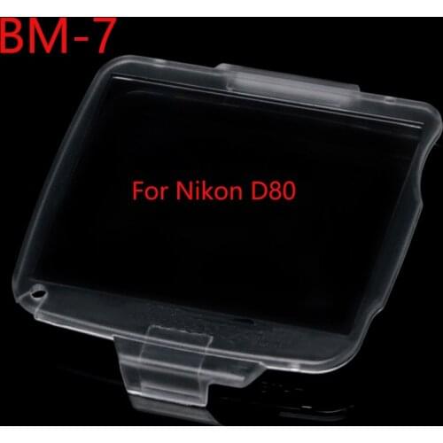 BM-7 Hard Plastic Film LCD Monitor Screen Cover Protector For Nikon D80