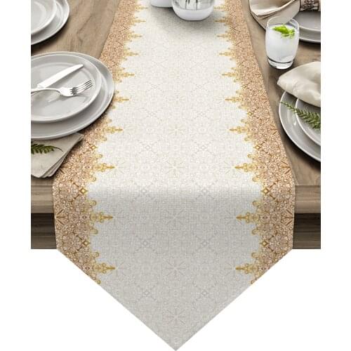 Bohemian Retro Ethnic Table Runner Luxury Wedding Table Decor Tablecloth Christmas Decorations For Home Tablecloth