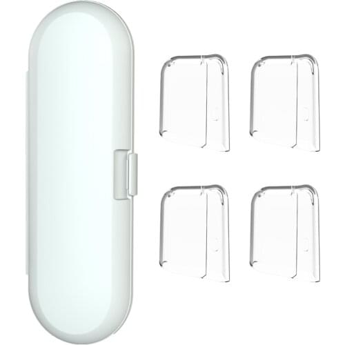 Electric Toothbrush Travel Case with Toothbrush Heads Caps for Philips Sonicare Toothbrush hx6730 hx6750 hx6930 hx6950 hx6910