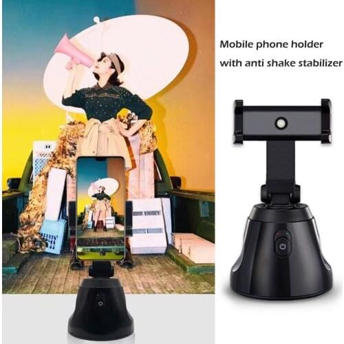 Rondaful Mobile Phone Holder 360-Degree Rotation Stabilizer Anti-shake Mobile Phone Accessories Holder