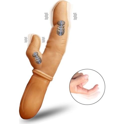 Orgasm Finger Vibrator for Women G spot Vibrator Powerful Dildo Rabbit Vibrating Clitoris Stimulator Adults Sex Toys Masturbator