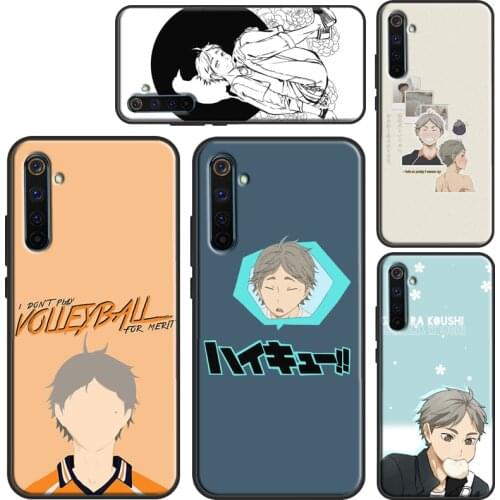Haikyuu Sugawara Koushi Case For OPPO Realme 8 Pro 6 7 Q3 Pro C3 C11 C15 C21 GT OnePlus 8 Pro 9 Pro 7T 8T 9R Cover