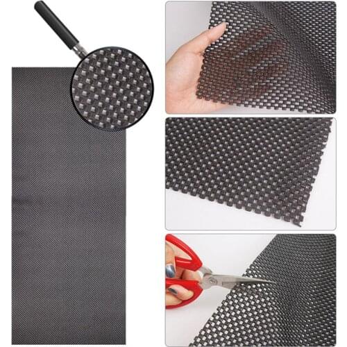 150X50cm DIY Car Floor Mats Free Cutting Universal Mat Anti-Slip PVC Breathable Grid Foot Pad Car Trunk Mat for Car Home Use