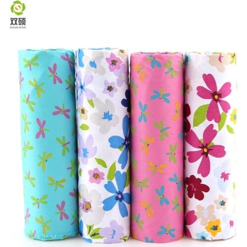 Patchwork Cotton Fabric Fat Quaters Tilda Cloth Quilting Patchwork Fabrics For Sewing Doll Choth Sleeves Apron 4pcs/lots 40*50CM