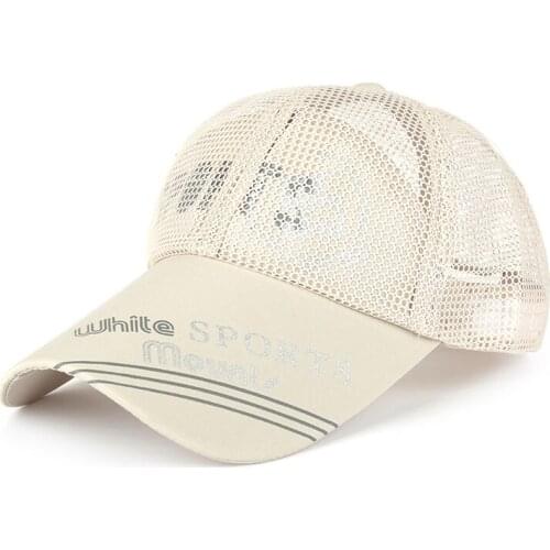 Fashion Mens Summer Outdoor Sport Baseball Hat Running Visor Cap Hot Popular New Cool Quick Dry Mesh Cap 6 Colors