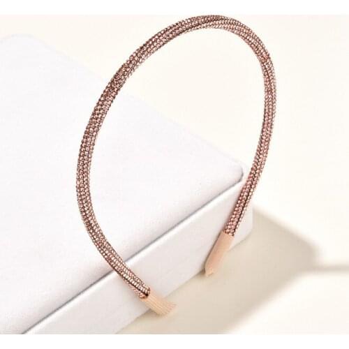 Fashion Women Rinestone Hair Hoop Hair Band Elegant Headband Hairband Jewelry Hair Accessories De Novia Para El Cabello