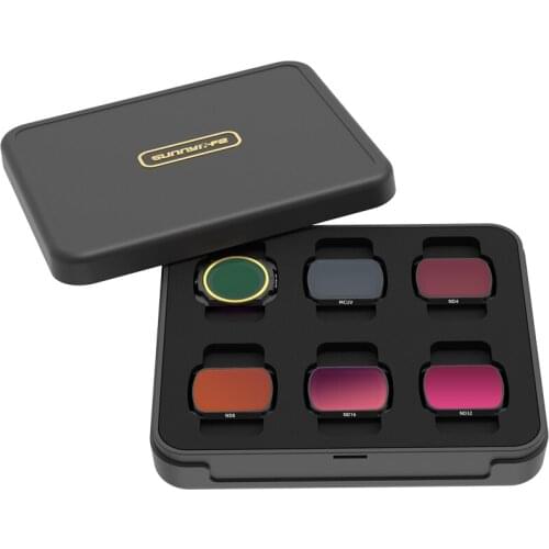 6in1 lens filter set for DJI Mavic Air 2 Drone Accessories MCUV/CPL/ND4/ND8/ND16/ND32 Circular Polarizer Neutral Density Filter
