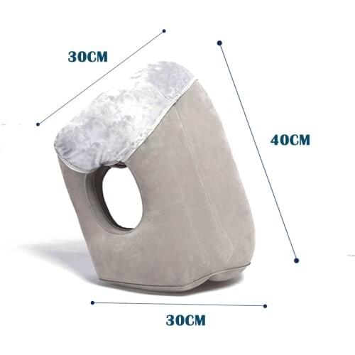 Inflatable Travel Pillow UPGRADED Airplane Pillow Head and Neck Rest Pillow swimming ring use new