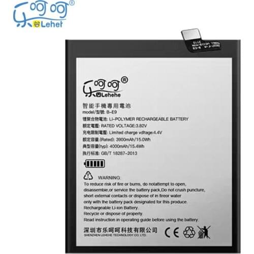 New Original LEHEHE Battery B-E9 for BBK/VIVO X23 High Capacity Version 4000mAh SmartPhone Replacement Batteries with Tool Gift