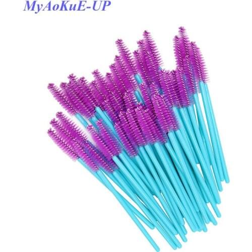 200pcs/lot Lashes One-off Makeup Brushes Brand New Disposable Nylon Mascara Wands Eyelash Extension Tools