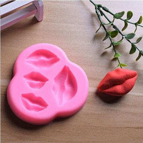 Sexy Lips Silicone Mold Fondant Mould Cake Decorating Tools Chocolate Gumpaste Molds, Sugarcraft, Kitchen Gadgets