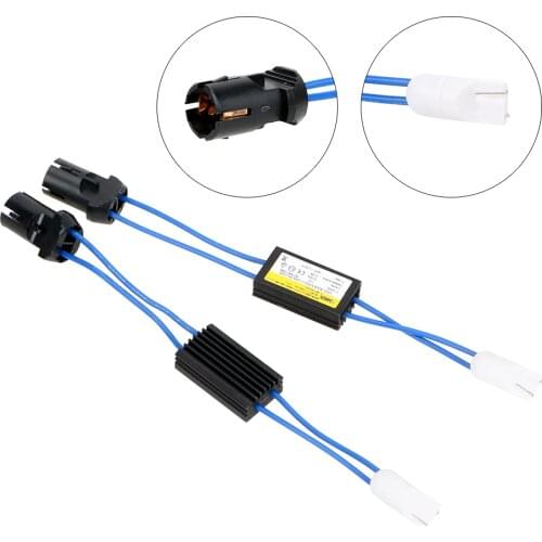 LEEPEE Warning Canceller Decoder T10 12V Car LED Decoder Canbus Cable Car Lights NO Error 2Pcs OCB Load Resistor