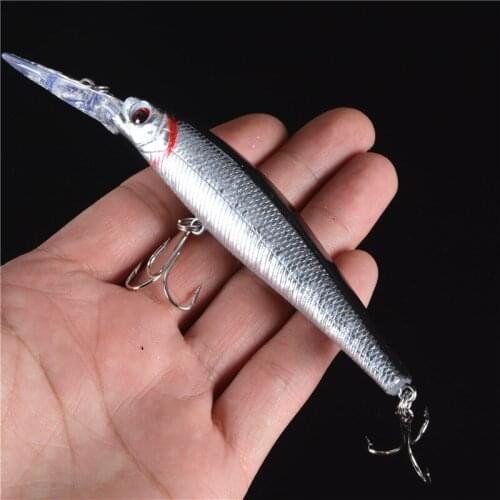Diving Depth2.5-4.5M Freshwater Anti-Corrosion Fishing Lure Hard Bait Bionic Minnow 125mm/14g Professional Plastic Fishing Bait