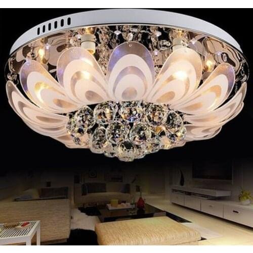 Mordern Flower Design Led Ceiling Lights Remote Controller Dimmable Bedroom Led Ceiling Lamp Living Room Ceiling Light Fixtures