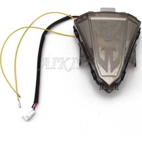 LED Motorcycle Brake Rear Tail Light Turn Signal Integrated Smoke Tail Light for Yamaha YZF R15 14-16 Motorcycle Accessories