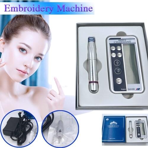 Premium Tattoo Machine Pen Charmant Eyebrow Mist Bleaching Hairline Lip Eye MTS Semi-Permanent Makeup Microblading Liner Shader
