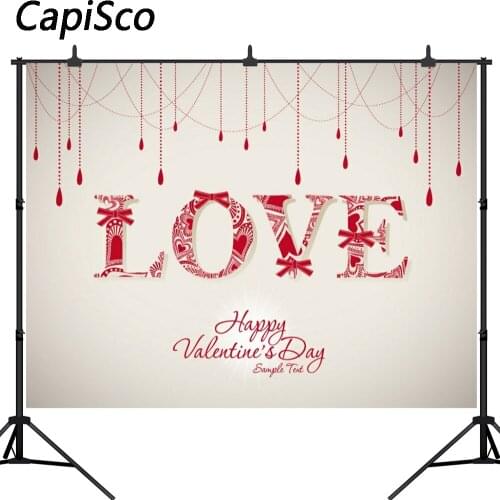 Capisco photography background Love Valentines Day custom size vinyl backdrops wedding for studio