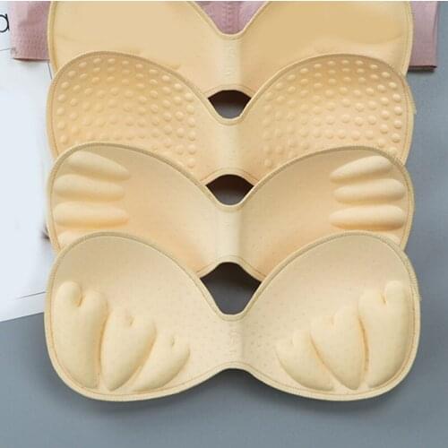 Swimsuit Padding Inserts Women Clothes Accessories Foam Triangle Sponge Pads Chest Cups Breast Bra Inserts Chest Pad Accessories